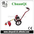 2015 hot sale hand push brush cutter lawn mower and grass cutter machine